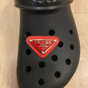 prada crocs charms